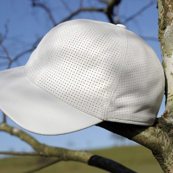 Bullani Baseballcap - Echt Leder, perforiert